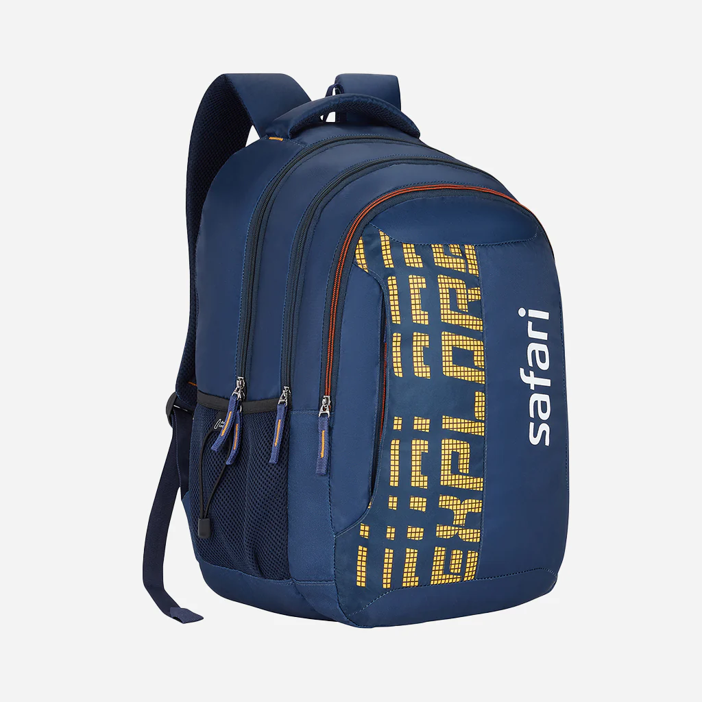 Safari Wing 14 37L Blue School Backpack with Pencil Pouch - Image 3
