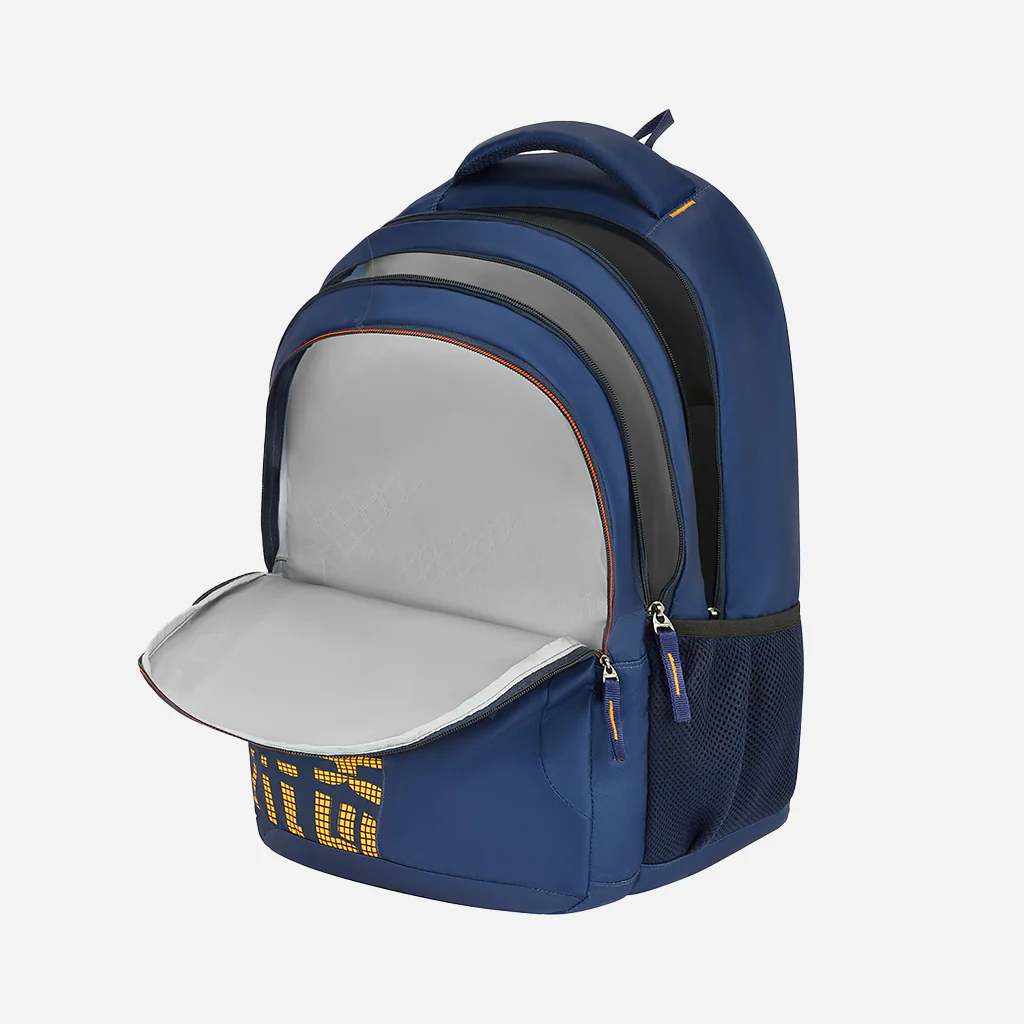 Safari Wing 14 37L Blue School Backpack with Pencil Pouch - Image 5