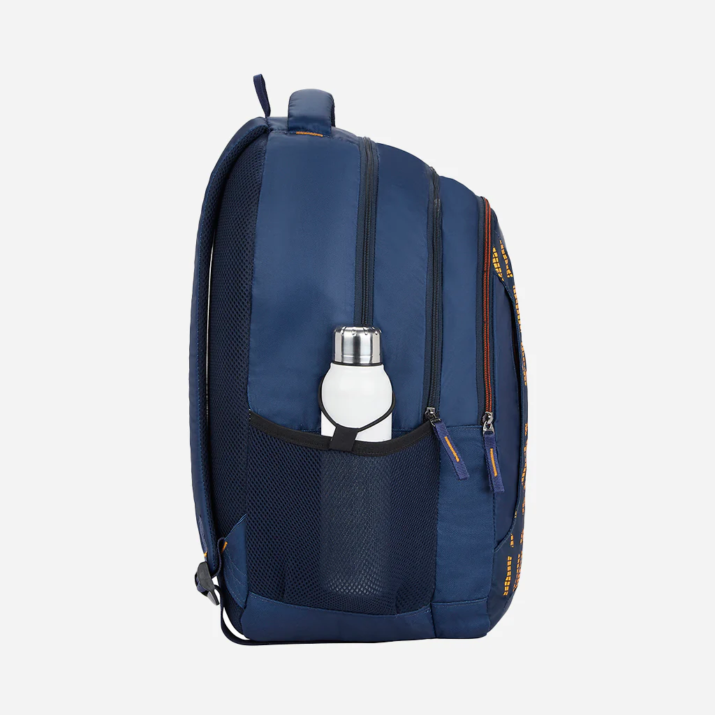 Safari Wing 14 37L Blue School Backpack with Pencil Pouch - Image 6