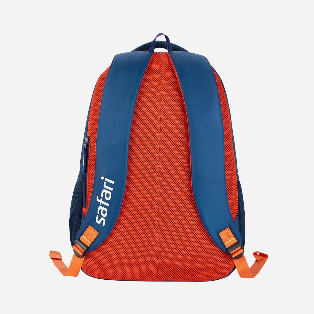 Safari Wing 15 37L Blue School Backpack with Pencil Pouch - Image 4
