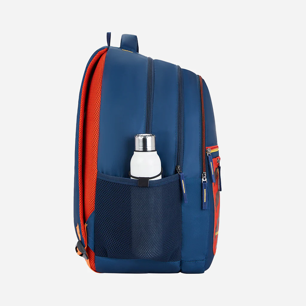 Safari Wing 15 37L Blue School Backpack with Pencil Pouch - Image 5