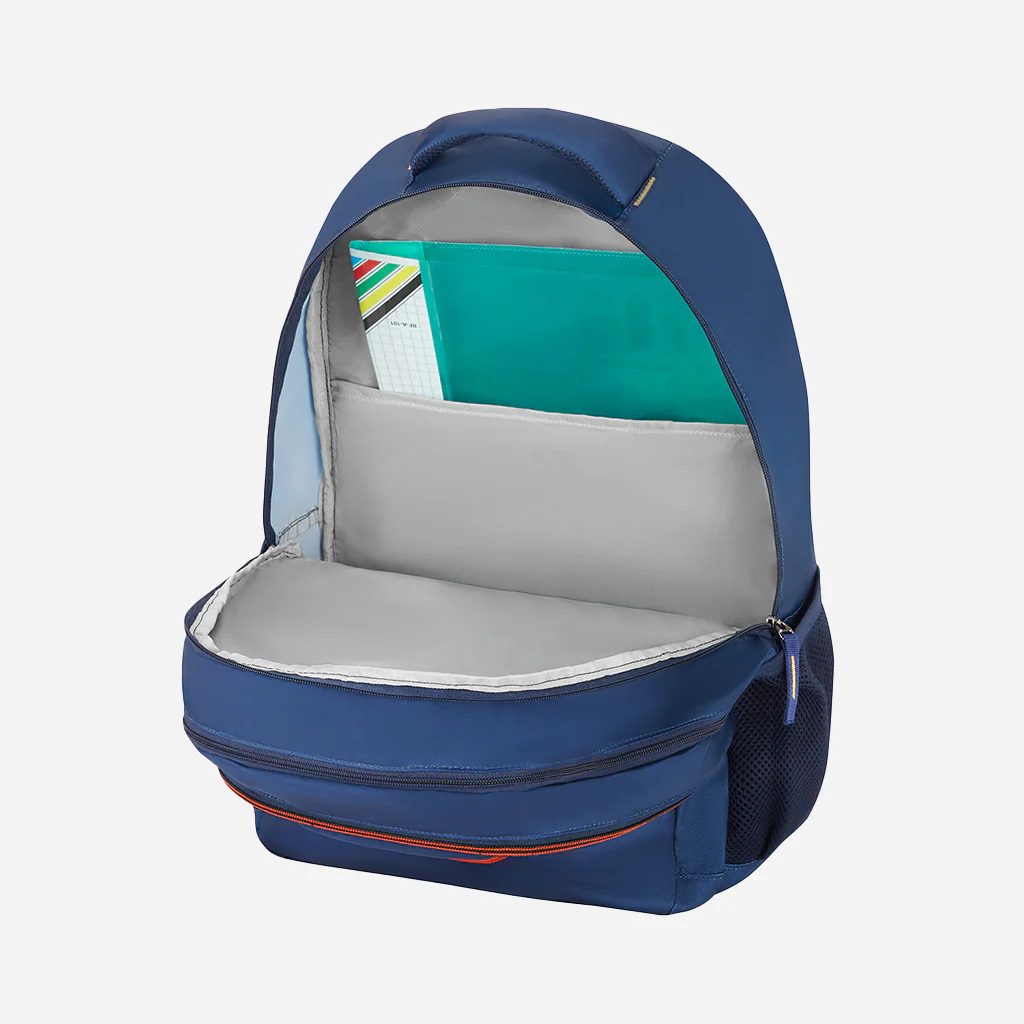 Safari Wing 15 37L Blue School Backpack with Pencil Pouch - Image 7