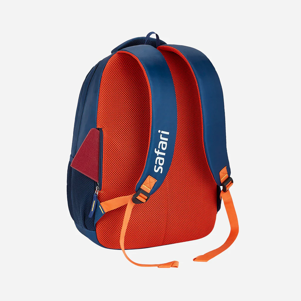 Safari Wing 15 37L Blue School Backpack with Pencil Pouch - Image 8