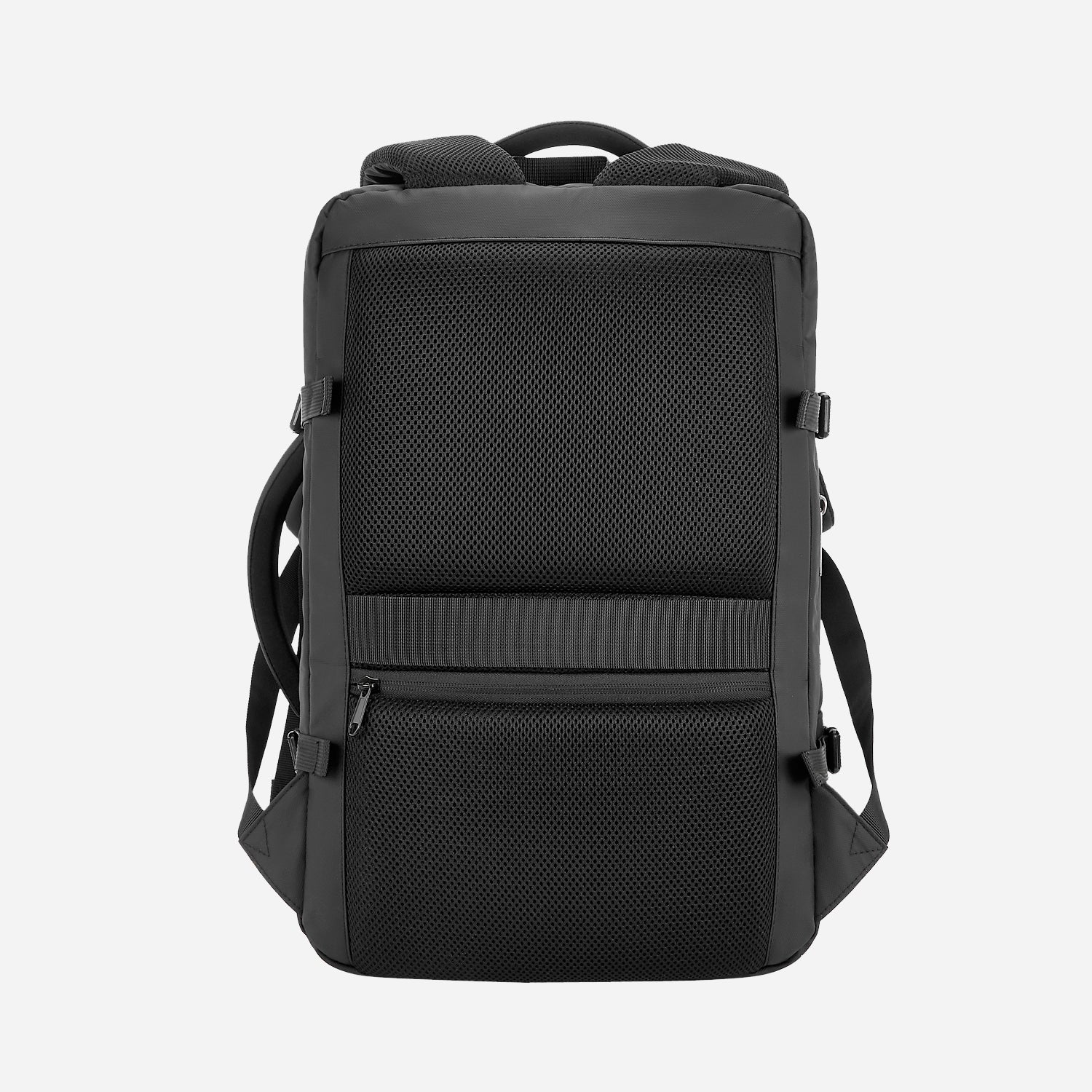 Safari Zeus 33L Black Formal Backpack Suitcase with Two Way Handle, Luggage Style Packing and Compression Straps - Image 10