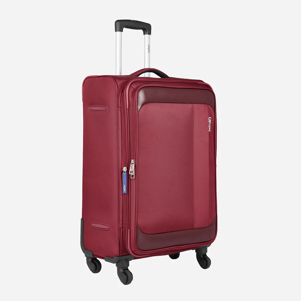 Safari Slant Red Trolley Bag with TSA Lock & Organized Interior - Image 12