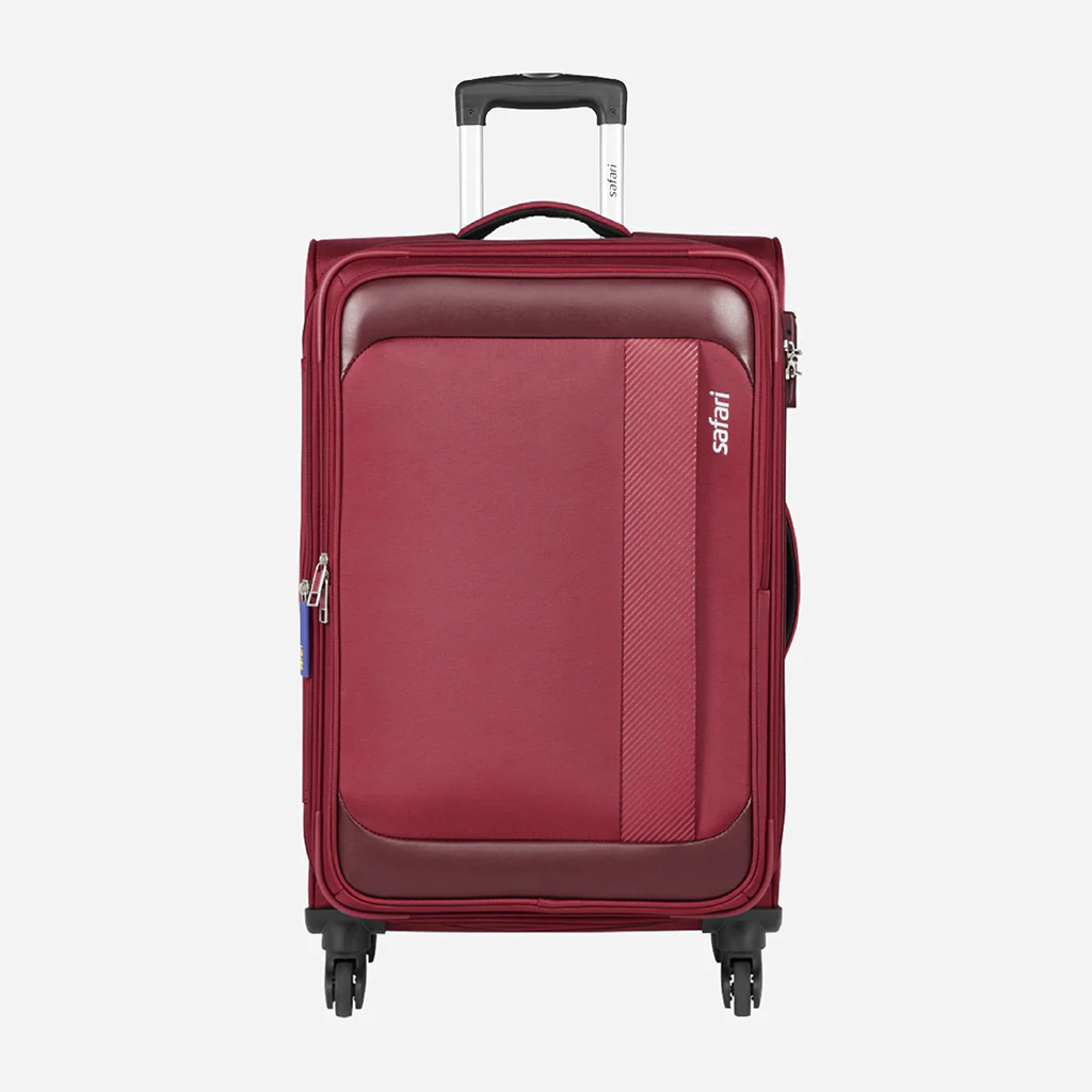 Safari Slant Red Trolley Bag with TSA Lock & Organized Interior - Image 18