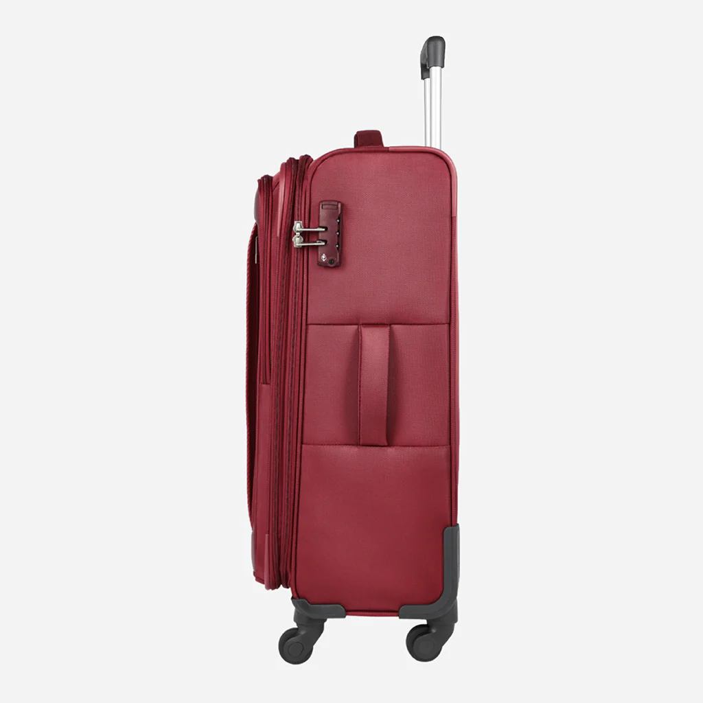 Safari Slant Red Trolley Bag with TSA Lock & Organized Interior - Image 19
