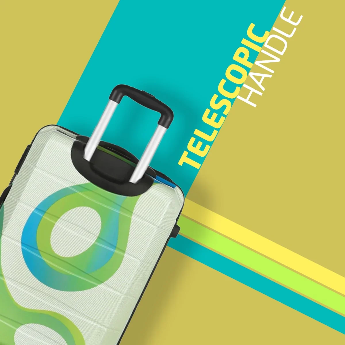 Safari Tiffany Printed Trolley Bag with 360° Wheels - Image 22