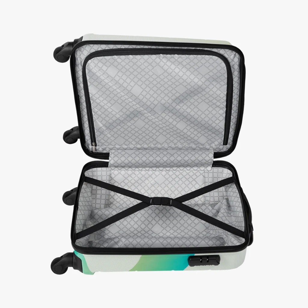 Safari Tiffany Printed Trolley Bag with 360° Wheels - Image 3