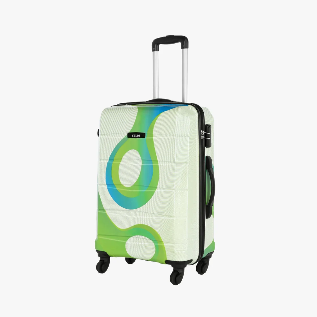 Safari Tiffany Printed Trolley Bag with 360° Wheels - Image 4