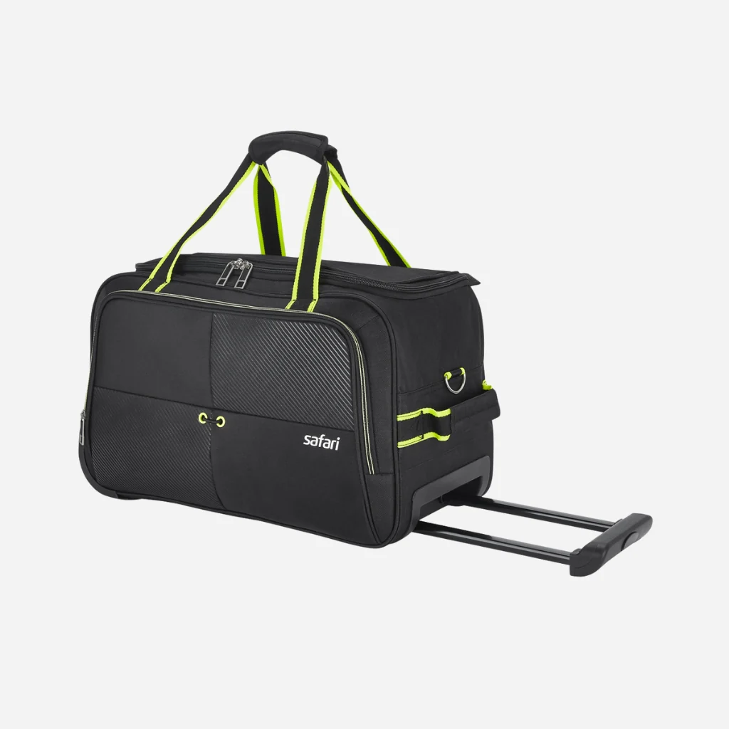 Safari Black Trac Superior 66 Rolling Duffle With Wheels - Image 3