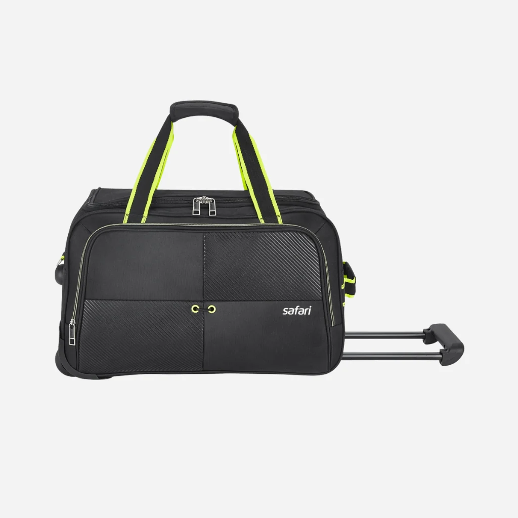 Safari Black Trac Superior 66 Rolling Duffle With Wheels - Image 5