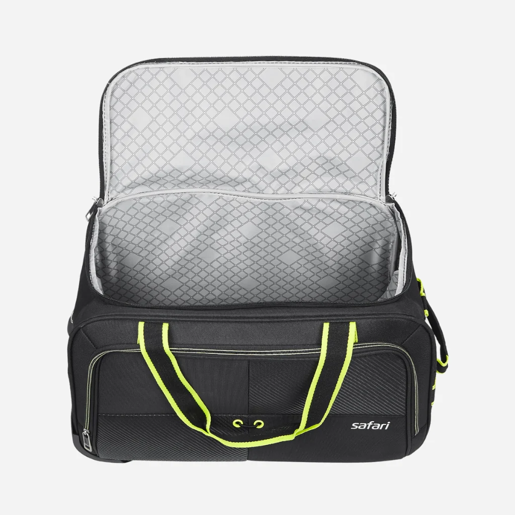 Safari Black Trac Superior 66 Rolling Duffle With Wheels - Image 9