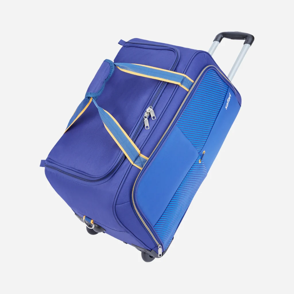 Safari Trac Superior 66 Rolling Duffle With Wheels Blue - Image 7