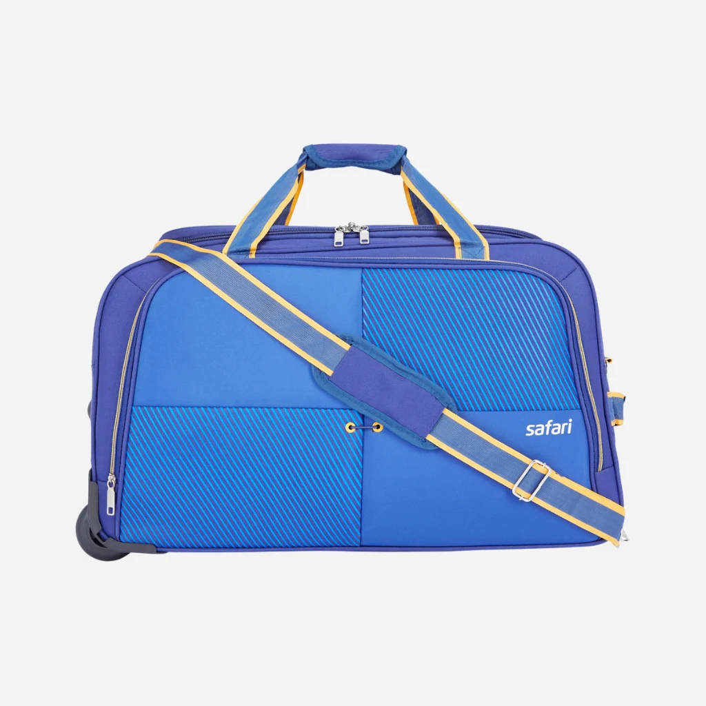 Safari Trac Superior 66 Rolling Duffle With Wheels Blue - Image 8