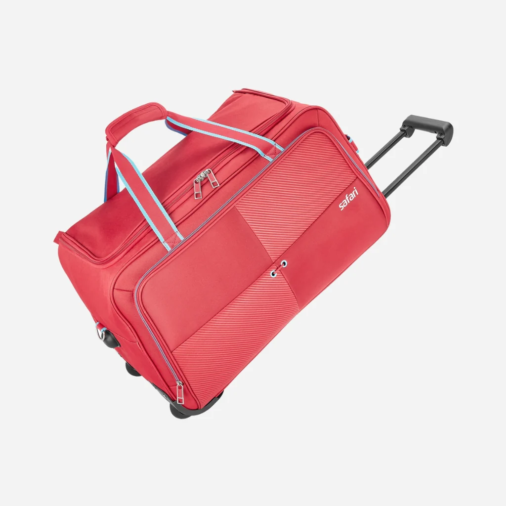Safari Trac Superior 66 Rolling Duffle With Wheels Red - Image 3