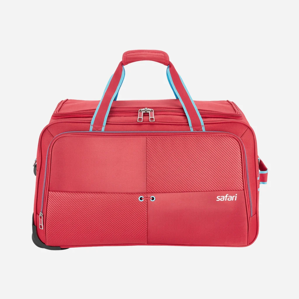 Safari Trac Superior 66 Rolling Duffle With Wheels Red - Image 5