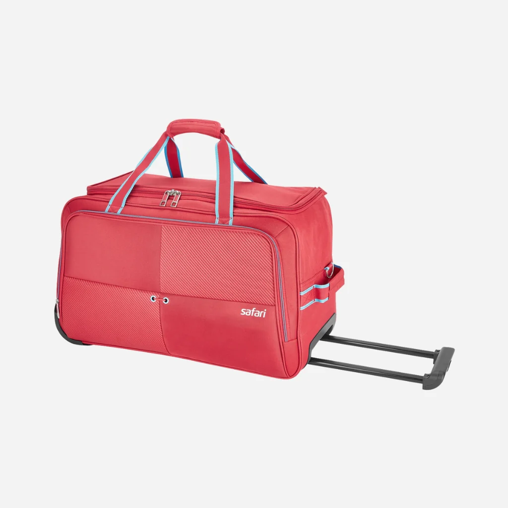 Safari Trac Superior 66 Rolling Duffle With Wheels Red - Image 6