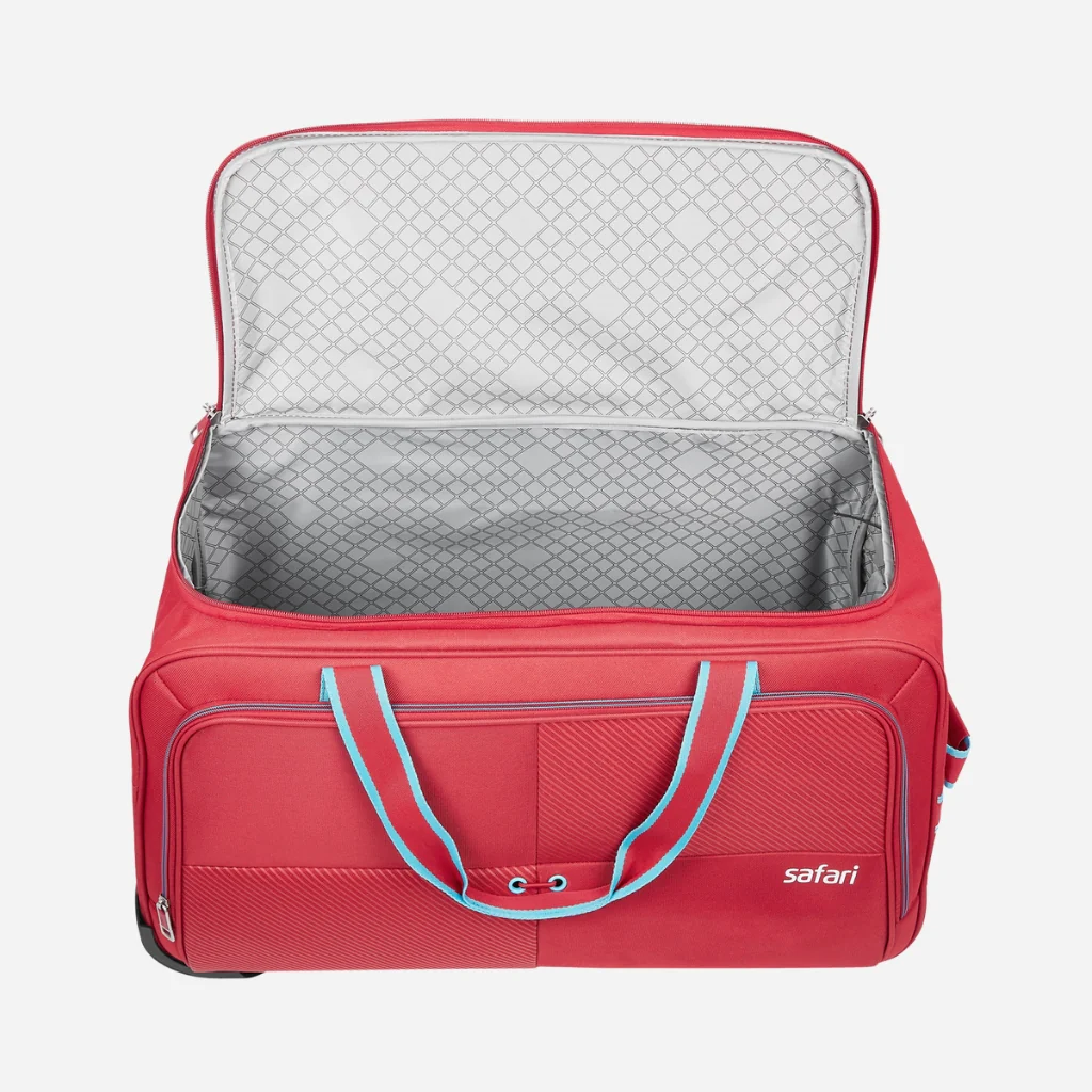 Safari Trac Superior 66 Rolling Duffle With Wheels Red - Image 9