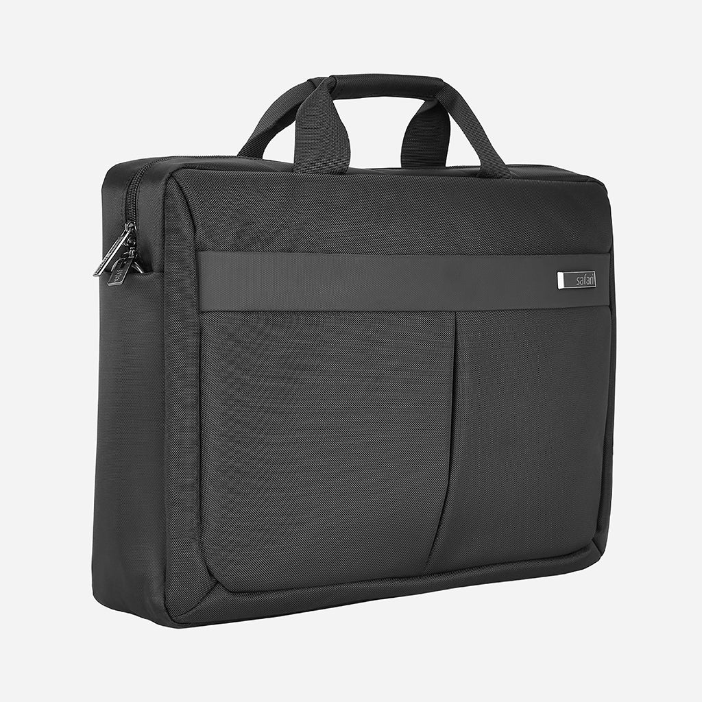 Safari Urban Messenger Bag with Smart Sleeve - Black - Image 3