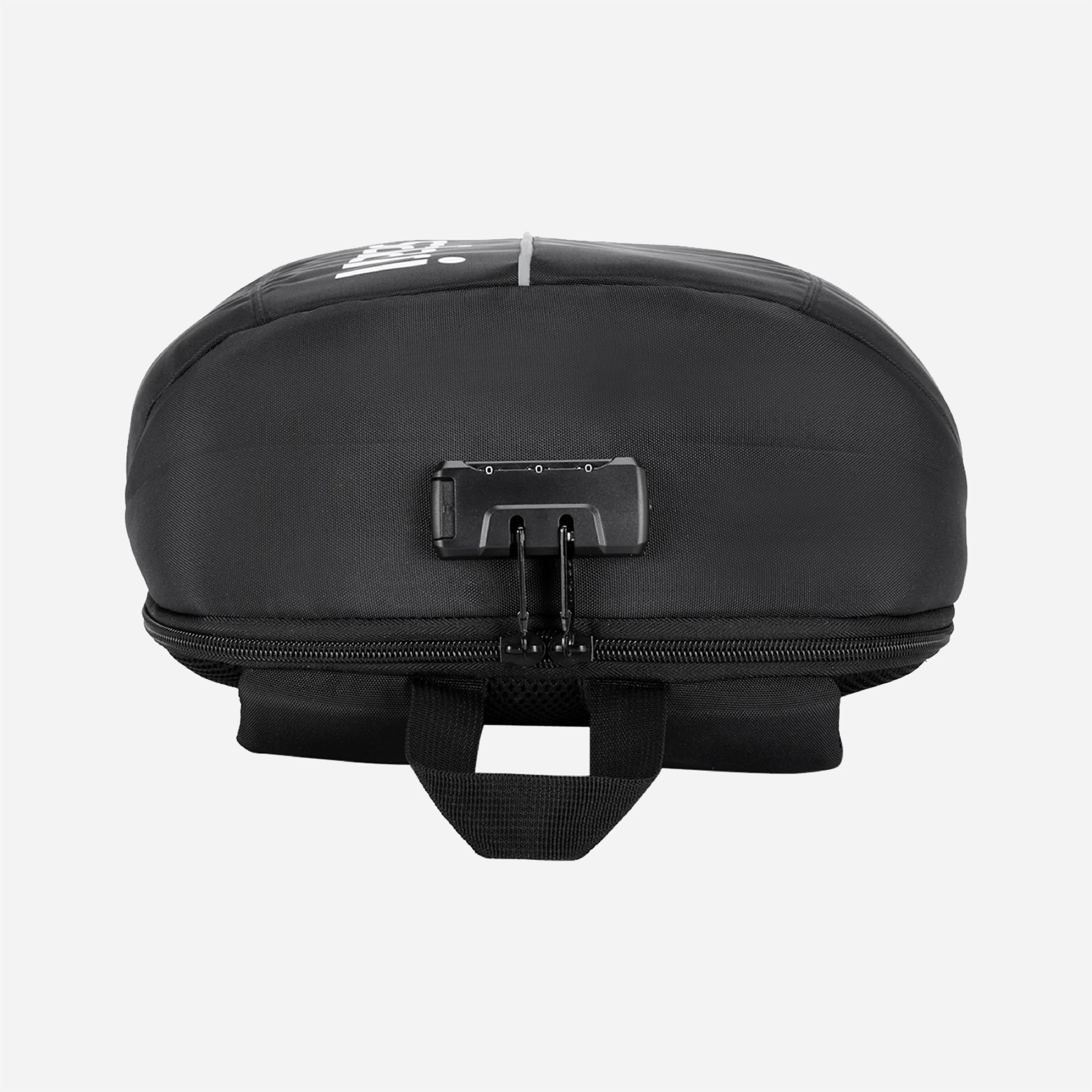 Safari Vault 27L Black Antitheft Laptop Backpack with Combination Lock, USB Port and RFID Pocket - Image 5